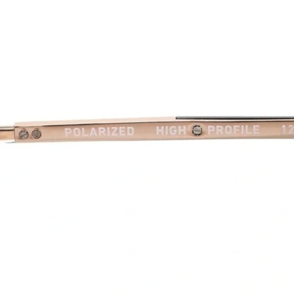 QUAY High Profile Aviator WOMEN / MENS Polarized Black Gold  Frame - Picture 4 of 8